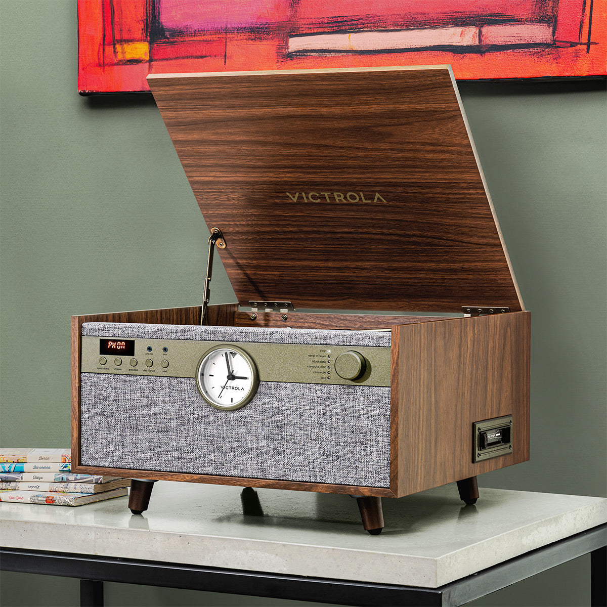 Victrola Victrola Century Signature+ 6-in-1 Music Center (Walnut)