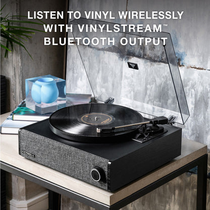 Victrola Eastwood LP Stereo Record Player with Bluetooth (Black)