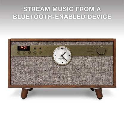 Victrola Victrola Century Signature+ 6-in-1 Music Center (Walnut)