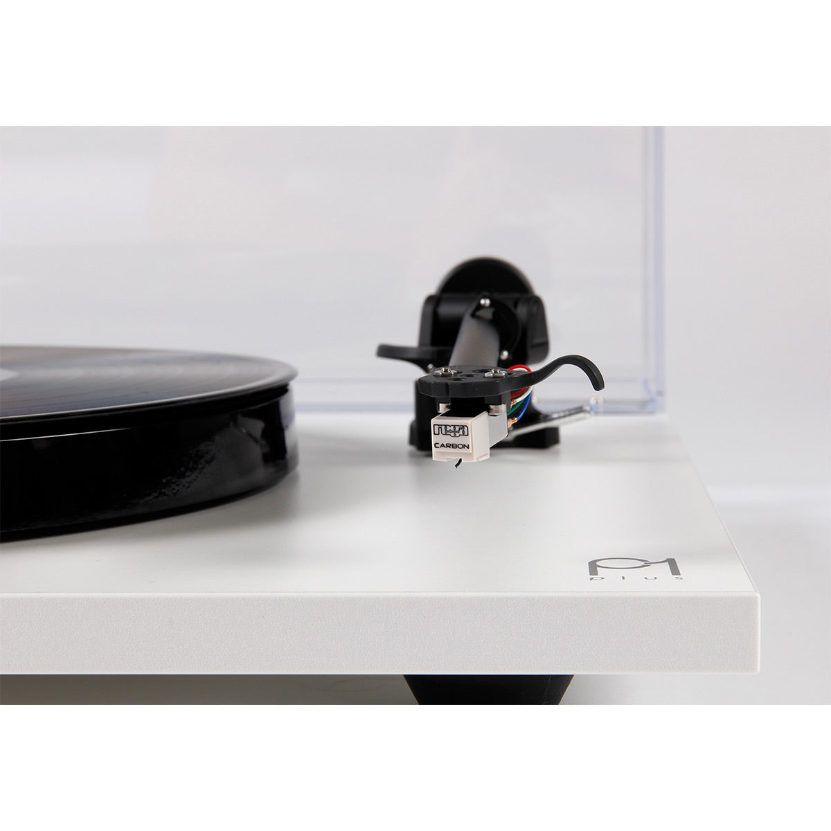 Rega Planar 1 Plus Turntable with Premounted Carbon MM Cartridge (Matte White)