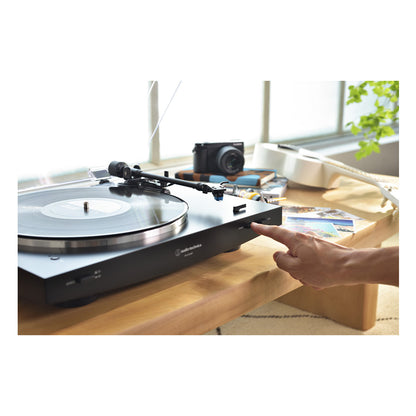 Audio-Technica AT-LP3xBT Fully Automatic Wireless Belt-Drive Turntable with Bluetooth (Black)