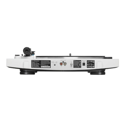 Audio-Technica AT-LP3xBT Fully Automatic Wireless Belt-Drive Turntable with Bluetooth (White)