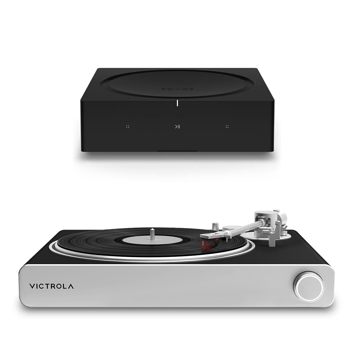 Victrola Stream Carbon Turntable with Sonos Amp Wireless Hi-Fi Player