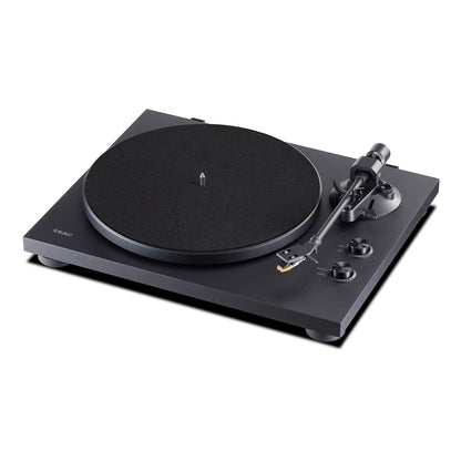 TEAC TN-280BT-A3 Belt-Drive Wireless Turntable with Bluetooth, Built-In Phono Amp, and Pre-Installed Audio-Technica MM Cartridge (Black)