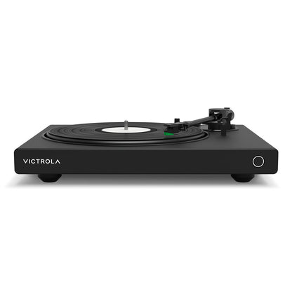 Victrola Hi-Res Onyx Bluetooth Turntable with aptX Adaptive Audio and Audio Technica AT-VM95E Cartridge