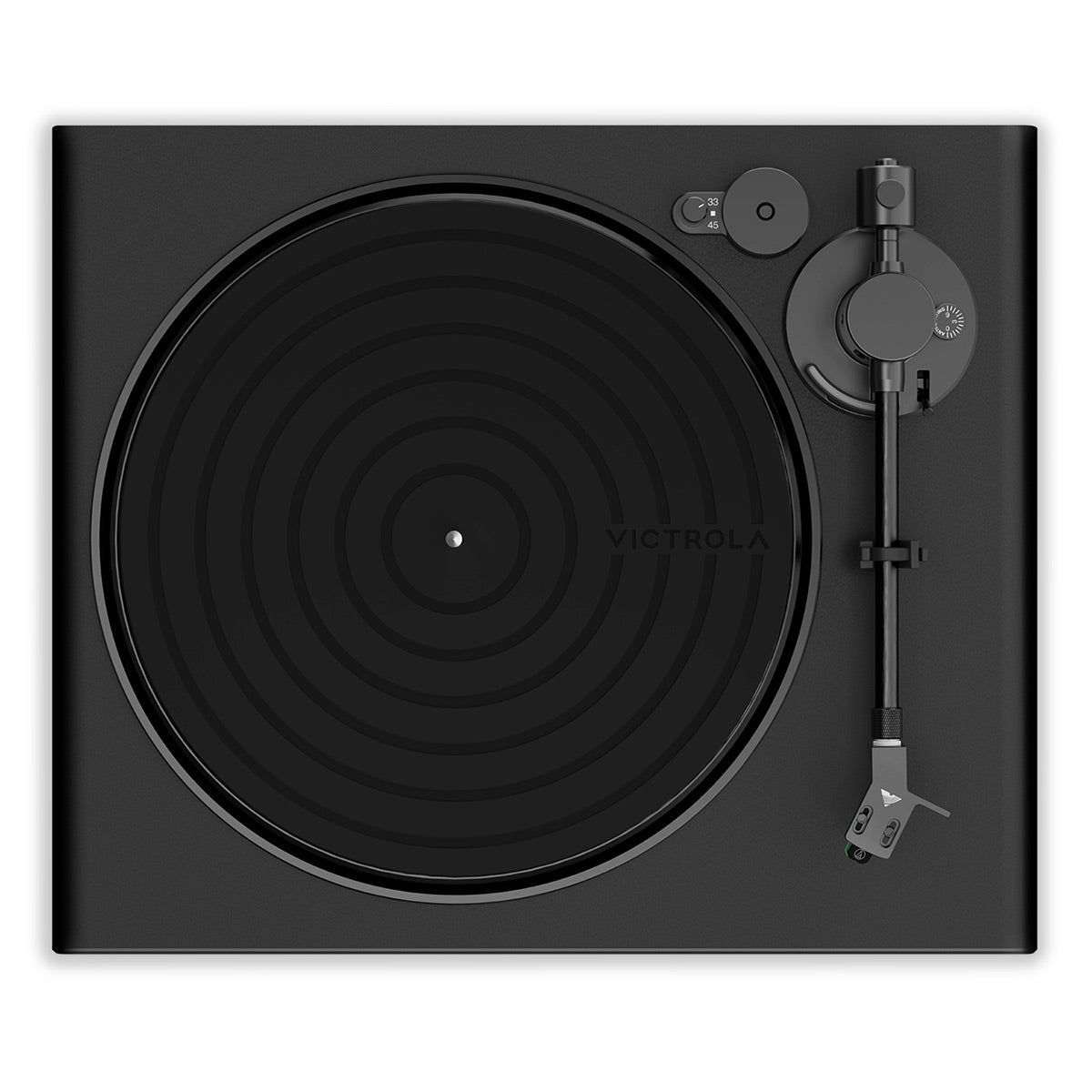 Victrola Hi-Res Onyx Bluetooth Turntable with aptX Adaptive Audio and Audio Technica AT-VM95E Cartridge