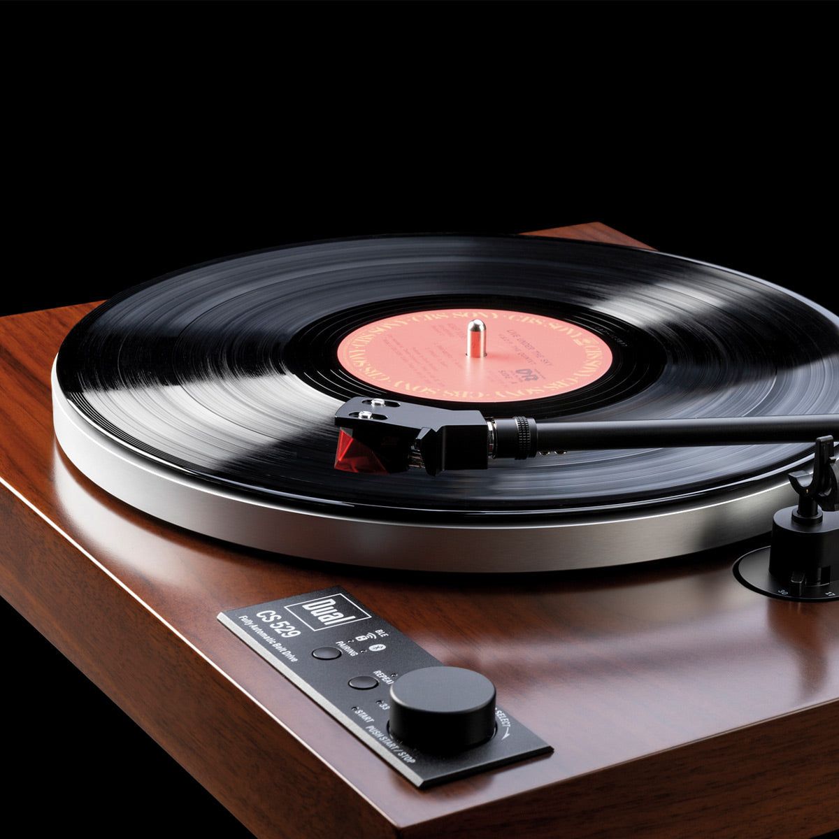 Dual CS 529 Fully Automatic 3-Speed Turntable with Bluetooth (Walnut)