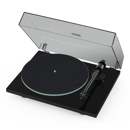 Pro-Ject T1 Evo Phono Turntable with Built-In Preamp (Black)