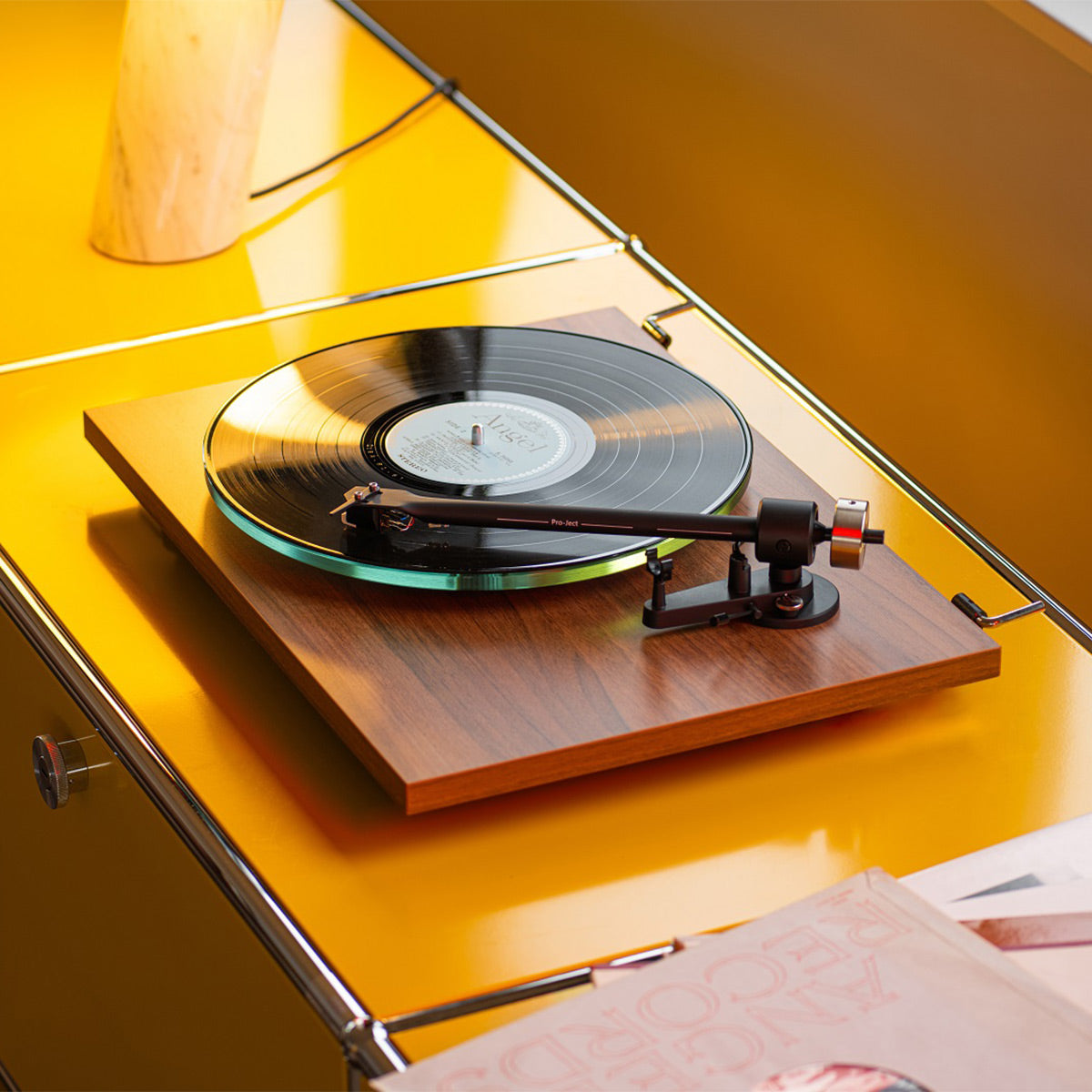 Pro-Ject T2 Turntable with Sumiko Rainier MM Cartridge (Satin Walnut)