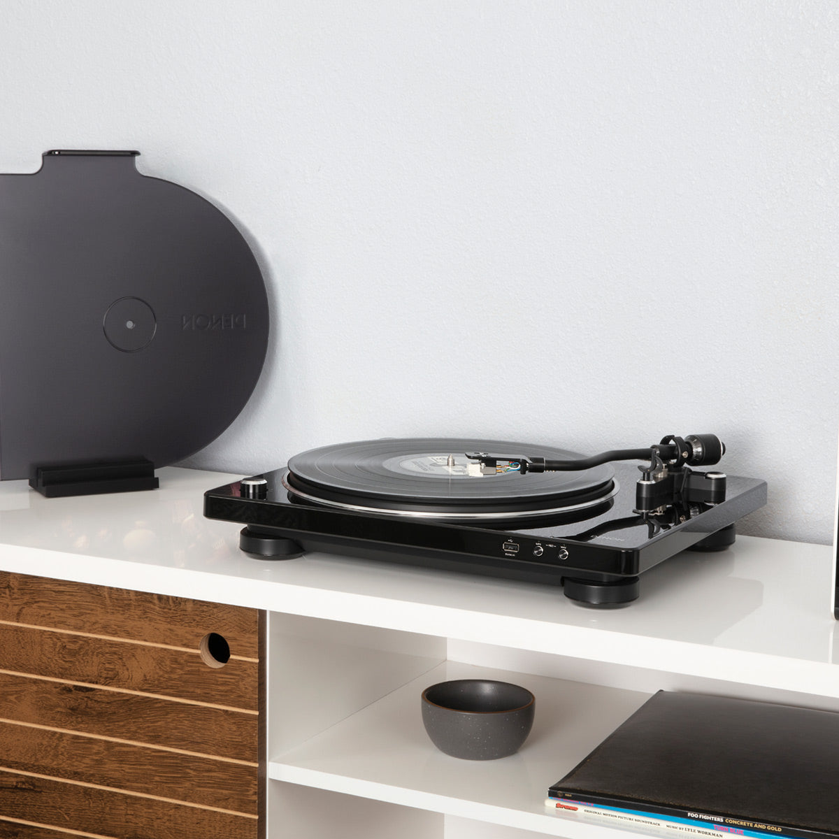 Denon DP-450USB Hi-Fi Turntable with Speed Sensor and USB Encoder