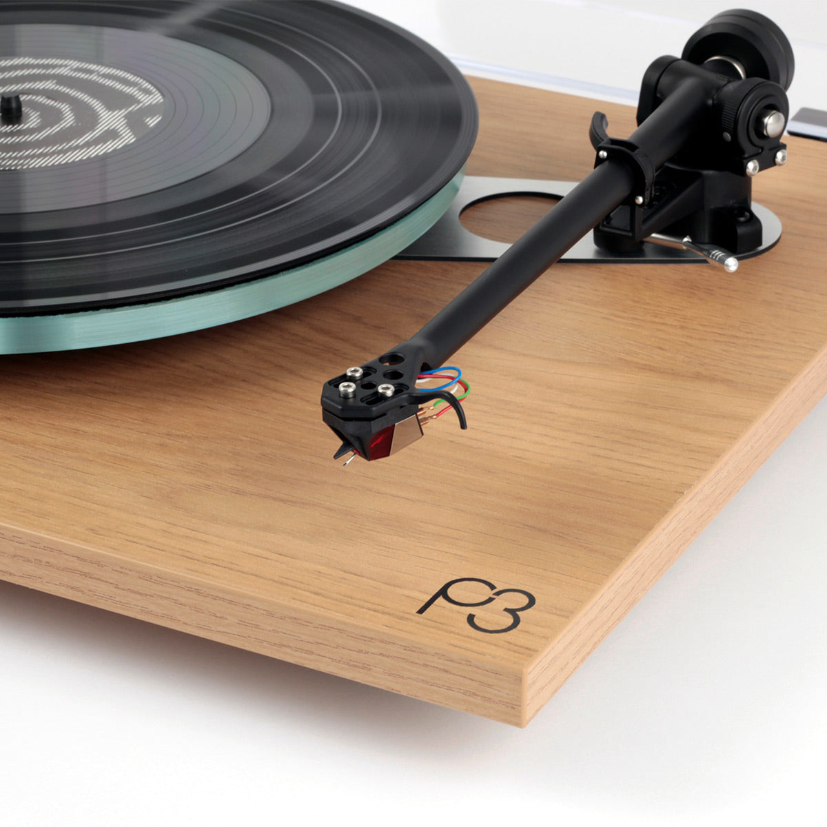 Rega Planar 3 Turntable with Nd3 MM Phono Cartridge (Oak)