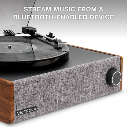 Victrola Eastwood LP Stereo Record Player with Bluetooth (Walnut)