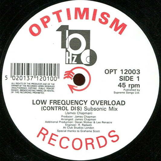 100 Hz – Low Frequency Overload (VG+/Generic)