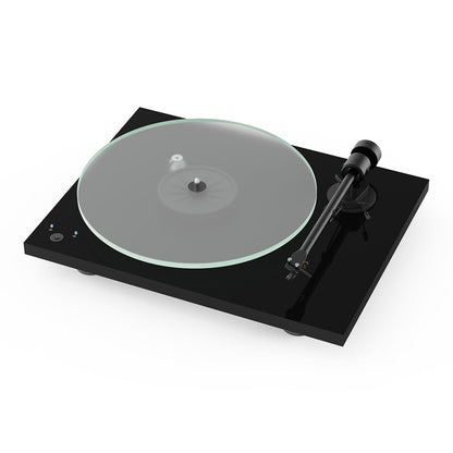 Pro-Ject T1 Reference Turntable with Speed Change and Pre-Amp (Black)